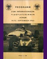 Programme Cover - DARM GT Achum 1963