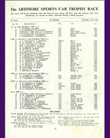 Entry List - GP Ardmore 1959