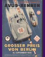 Programme Cover - GP Berlin [GT1.3] 1956