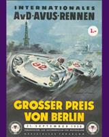 Programme Cover - Grosser Preis von Berlin - Grand Touring 1600 cc 1958