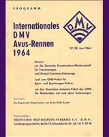Programme Cover - DARM GT Avus 1964