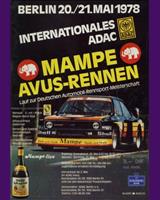 Programme Cover - DRM Avus 1978