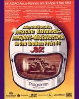 Programme Cover - Rennsport Trophäe Avus 1983