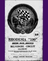 Programme Cover - Belvedere 1959