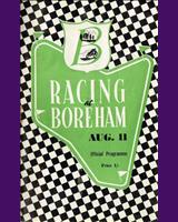 Programme Cover - WECC Boreham [1.1/750s] 1951