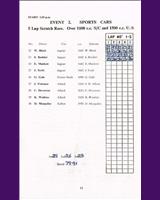 Entry List - Boreham National - Sports over 1500 cc & 1100 cc s/c 1952