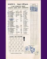 Entry List - Boreham National - Sports 1952