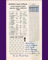 Entry List - Boreham National - Formula Libre 1952