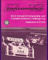 Programme Cover - Can-Am Donnybrooke 1972