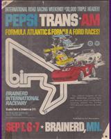 Programme Cover - Trans-Am Brainerd 1975