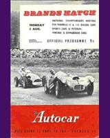 Programme Cover - BRSCC Brands Hatch [Berkeley] 1957