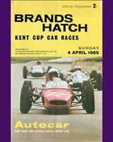 Programme Cover - Redex Brands Hatch [GT1.6] 1965
