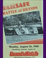 Programme Cover - Thundersports Sprint Brands Hatch 1985