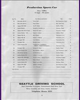 Entry List - SCCA National Seattle Seafair - Production Cars Over 1500 cc 1955