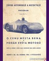 Programme Cover - Brno-Výstaviště [S850/S1.1] 1961