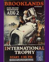 Programme Cover - Bank Holiday Brooklands 1937