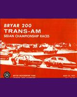 Programme Cover - Trans-Am Championship Bryar 1971