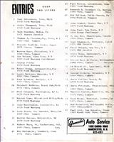 Entry List - Trans-Am Championship Bryar 1971