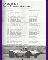 Entry List - SCCA Divisional Candlestick Park [EP] 1963