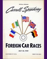 Programme Cover - Carrell Speedway [Class A] 1949