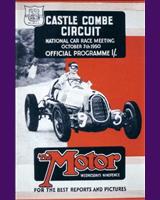 Programme Cover - National Castle Combe [S+2.0] 1950