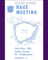 Programme Cover - H&DLLC Castle Combe [Handicap] 1965