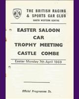 Programme Cover - BRSCC Castle Combe [Clubman] 1969