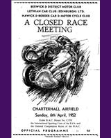 Programme Cover - WJC Charterhall [Relay Handicap] 1952