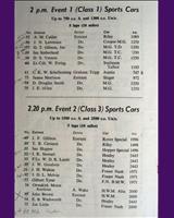 Entry List - WJC Charterhall [S1.3/750s] 1952