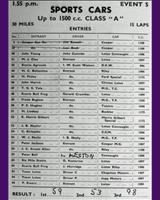 Entry List - Charterhall International [S1.5] 1955