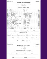 Entry List - BMRC Charterhall [SR] 1959