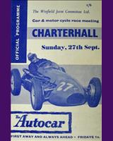 Programme Cover - WJC Charterhall [Racing] 1959