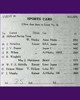 Entry List - WJC Charterhall [S+1.6] 1960