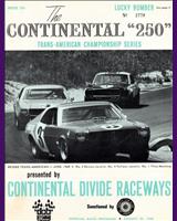 Programme Cover - Trans-Am Continental Divide 1968