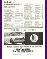 Entry List - SCCA Divisional Cotati [CM+DM+EM+FM+GM] 1964