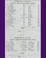 Entry List - ADMC Crimond [Formula Libre] 1955