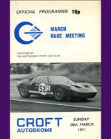 Programme Cover - NSCC Croft [Formula Libre] 1971