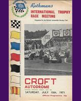 Programme Cover - RAC Sports Car Championship Croft 1971