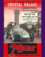 Programme Cover - Crystal Palace International 1953