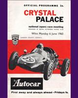 Programme Cover - National Open Crystal Palace [S1.1] 1960