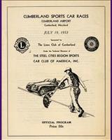 Programme Cover - Preliminary Cumberland [Ladies] 1953