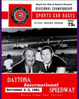 Programme Cover - Paul Whiteman Trophy Daytona 1961