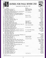 Entry List - Daytona 250 Miles Paul Revere 1975