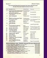 Entry List - DRM Diepholz 1984