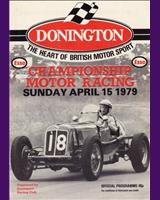 Programme Cover - MN GT Donington 1979