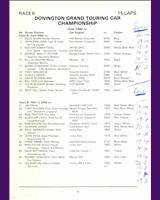 Entry List - MN GT Donington 1979