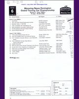 Entry List - MN GT Donington 1981