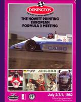 Programme Cover - MN GT Donington 1982