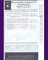 Entry List - MN GT Donington 1982