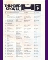 Entry List - Thundersports Donington 1984